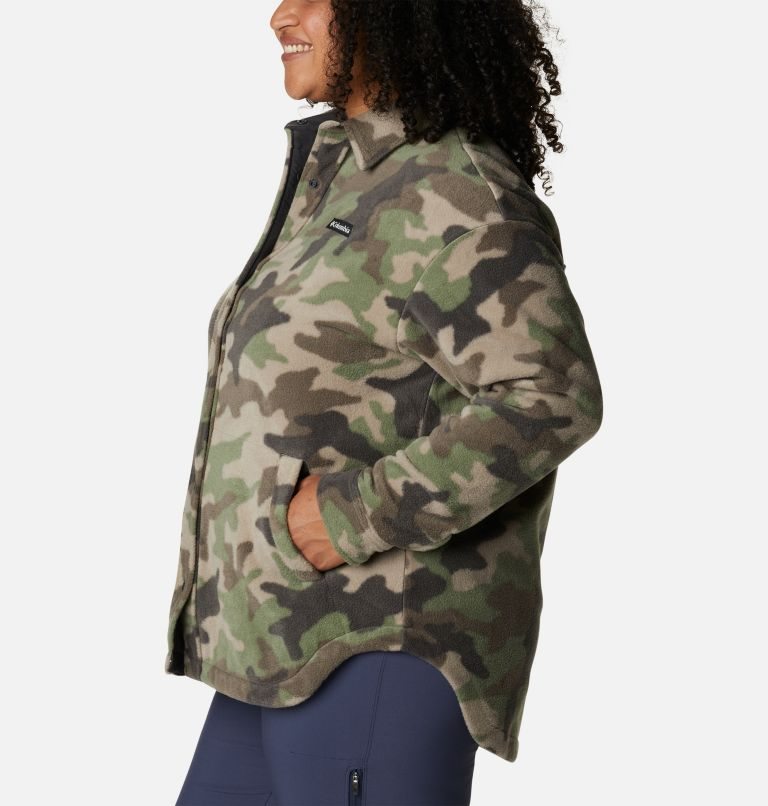 Women's Columbia Benton Springs Shirt Jackets Camo | Plus Size CA-H6C8A